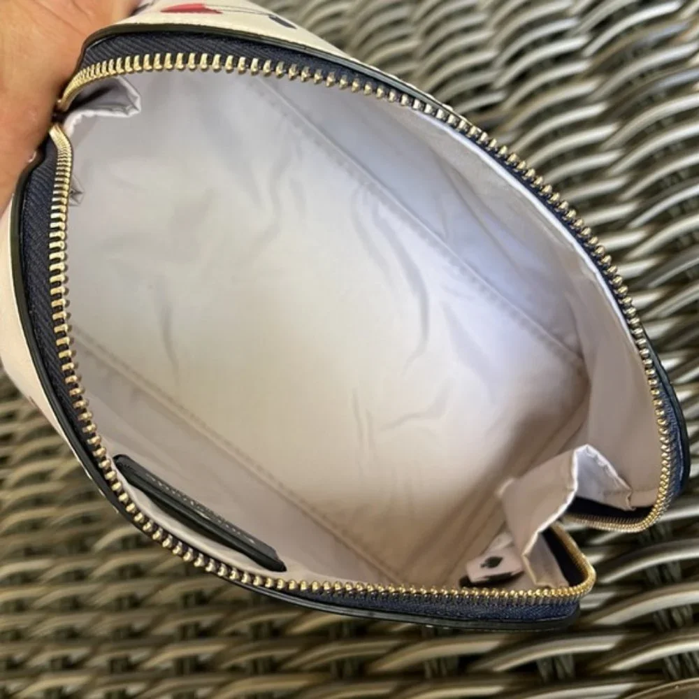 Kate Spade Dancing Cherrie Small Cosmetic Case Cream Multi - Picture 6 of 16